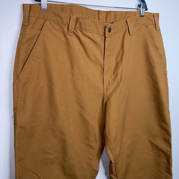 Carhartt Dungaree Fit Carpentar Pants | Size 40 x 34 | Carhartt Brown - Picture 2 of 5